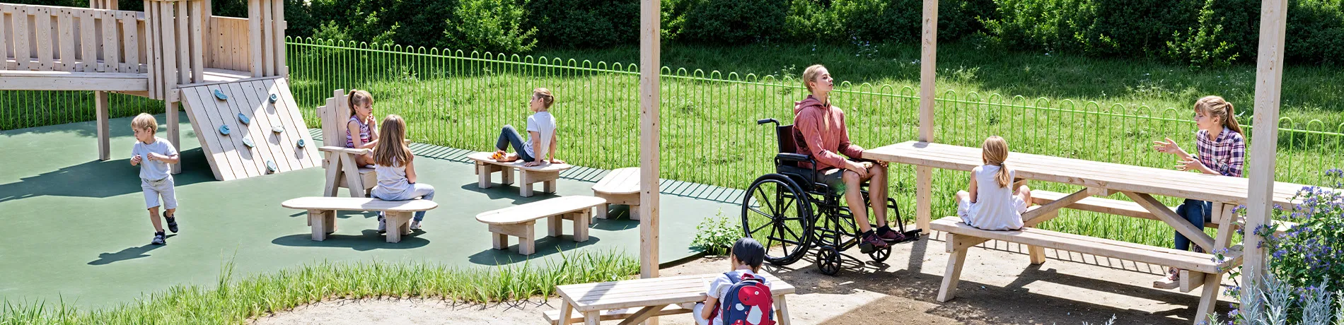 Inclusive picnic table image